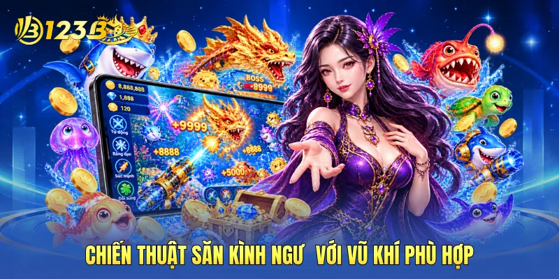 Chiến thuật săn kình ngư &nbsp;với vũ khí phù hợp